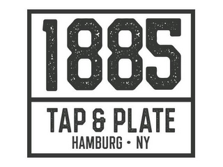 1885 TAP & PLATE HAMBURG · NY logo