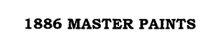 1886 MASTER PAINTS logo