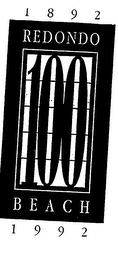 1892 REDONDO BEACH 1992 logo