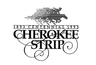 1893 CENTENNIAL 1993 CHEROKEE STRIP logo
