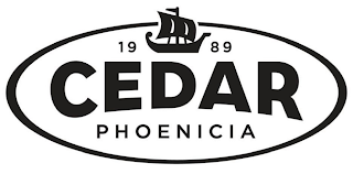 19 89 CEDAR PHOENICIA logo