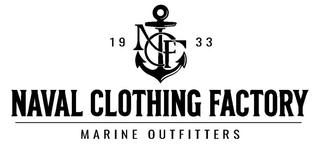 19 NCF 33 NAVAL CLOTHING FACTORY MARINE OUTFITTERS logo