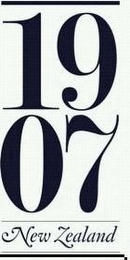 1907 NEW ZEALAND logo