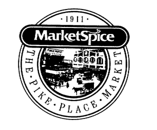 1911 MARKETSPICE THE PIKE PLACE MARKET PLACE MARKET logo