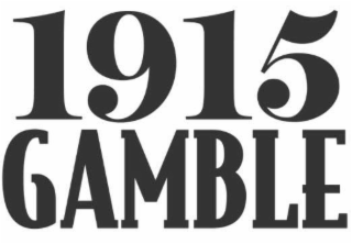 1915 GAMBLE logo