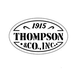 1915 THOMPSON & CO., INC. logo