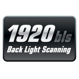 1920 BLS BACK LIGHT SCANNING logo