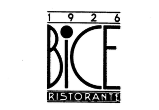 1926 BICE RISTORANTE logo