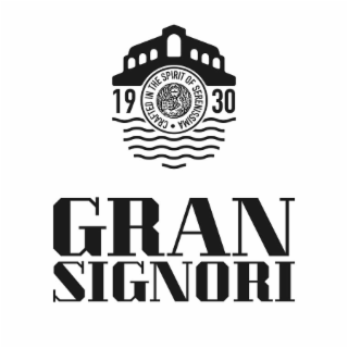 1930 GRAN SIGNORI CRAFTED IN THE SPIRIT OF SERENISSIMA logo