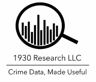 1930 RESEARCH LLC CRIME DATA, MADE USEFUL logo