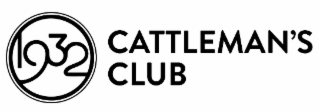 1932 CATTLEMAN'S CLUB logo