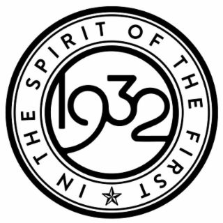 1932 IN THE SPIRIT THE OF FIRST logo