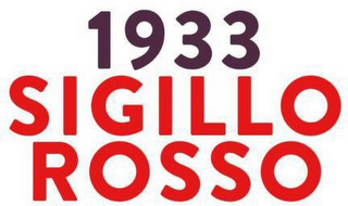 1933 SIGILLO ROSSO logo