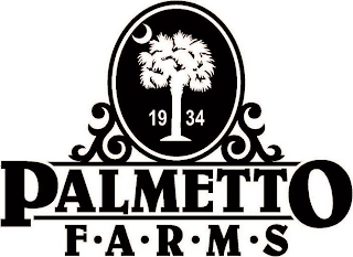 1934 PALMETTO  FARMS logo