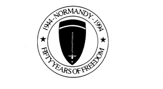 1944-NORMANDY-1994 FIFTY YEARS OF FREEDOM logo