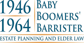 1946 1964 BABY BOOMERS' BARRISTER ESTATE PLANNING AND ELDER LAW logo