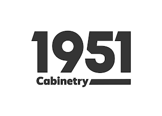 1951 CABINETRY logo