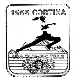 1956 CORTINA USA OLYMPIC TEAM logo