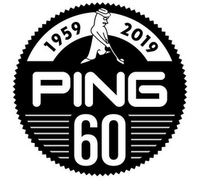 1959 2019 PING 60 logo