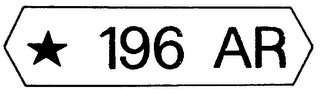 196 AR logo