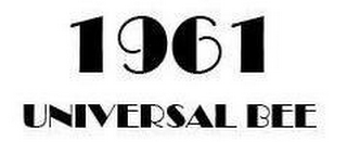 1961 UNIVERSAL BEE logo