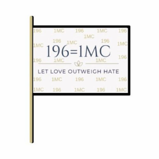 196=1MC LET LOVE OUTWEIGH HATE logo