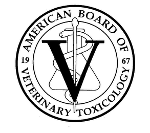 1967 AMERICAN BOARD OF VETERINARY TOXICOLOGY logo