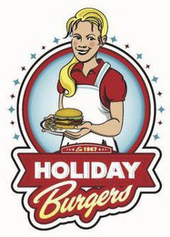 1967 HOLIDAY BURGERS logo