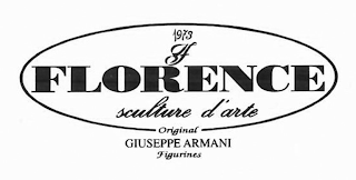 1973 OF FLORENCE SCULPTURE D' ARTE ORIGINAL GIUSEPPE ARMANI FIGURINES logo