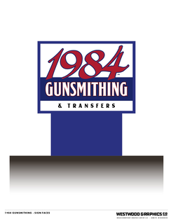 1984 GUNSMITHING & TRANSFERS logo