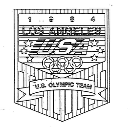 1984 LOS ANGELES USA U.S. OLYMPIC TEAM logo