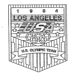 1984 LOS ANGELES USA U.S. OLYMPIC TEAM logo