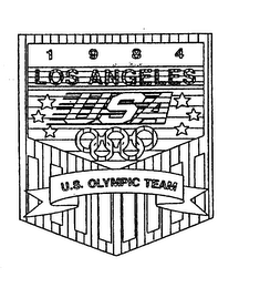 1984 LOS ANGELES USA U.S. OLYMPIC TEAM logo