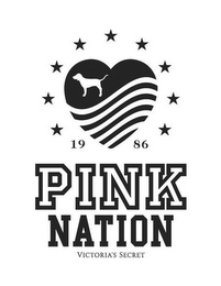 1986 PINK NATION VICTORIA'S SECRET logo