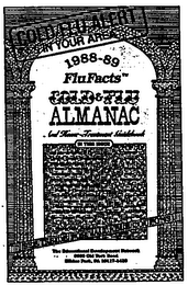 1988-89 FLUFACTS COLD & FLU ALMANAC AND HOME TREATMENT GUIDEBOOK logo