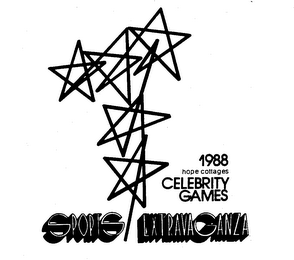 1988 HOPE COTTAGES CELEBRITY GAMES SPORTS EXTRAVAGANZA logo