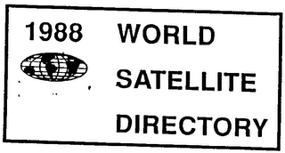 1988 WORLD SATELLITE DIRECTORY logo