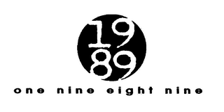 1989 ONE NINE EIGHT NINE logo