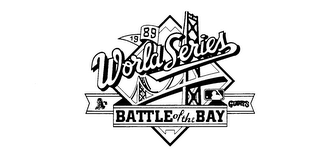1989 WORLD SERIES BATTLE OF THE BAY A'S GIANTS logo