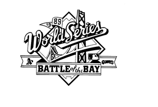 1989 WORLD SERIES BATTLE OF THE BAY A'S GIANTS logo