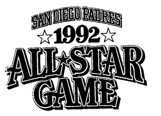 1992 ALL-STAR GAMES SAN DIEGO PADRES logo