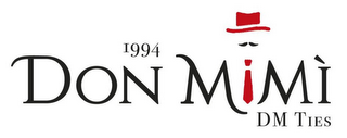 1994 DON MIMI DM TIES logo