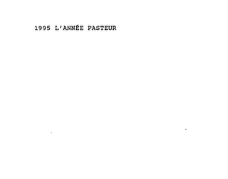 1995 L'ANNEE PASTEUR logo