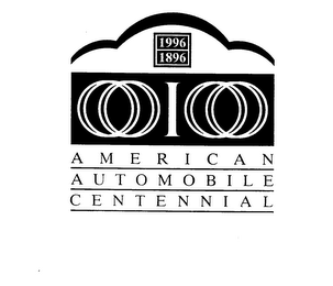 1996 1896 OIO AMERICAN AUTOMOBILE CENTENNIAL logo