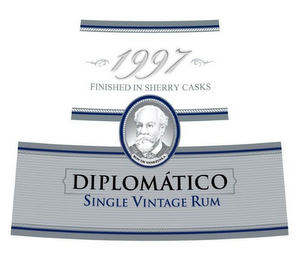1997 FINISHED IN SHERRY CASKS RON DE VENEZUELA DIPLOMÁTICO SINGLE VINTAGE RUM logo