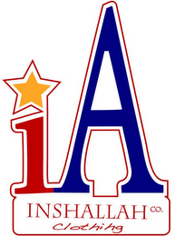 1A INSHALLAH CLOTHING CO. logo