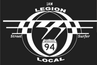 1AM LEGION STREET SURFER INTERSTATE 94 LOCAL SS logo