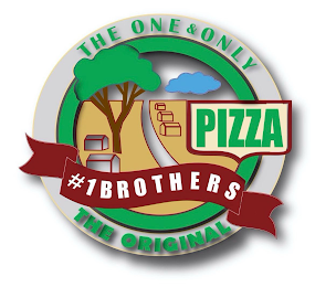 #1BROTHERS PIZZA THE ONE & ONLY THE ORIGINAL logo