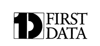 1D FIRST DATA logo