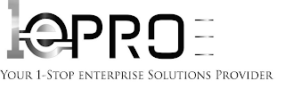 1EPRO YOUR 1-STOP ENTERPRISE SOLUTIONS PROVIDER logo